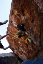 Bouldering in Hueco Tanks on 01/19/2020 with Blue Lizard Climbing and Yoga

Filename: SRM_20200119_1327162.jpg
Aperture: f/6.3
Shutter Speed: 1/320
Body: Canon EOS-1D Mark II
Lens: Canon EF 16-35mm f/2.8 L