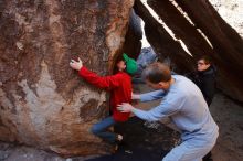 Bouldering in Hueco Tanks on 01/19/2020 with Blue Lizard Climbing and Yoga

Filename: SRM_20200119_1330580.jpg
Aperture: f/4.0
Shutter Speed: 1/320
Body: Canon EOS-1D Mark II
Lens: Canon EF 16-35mm f/2.8 L