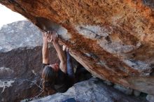 Bouldering in Hueco Tanks on 01/19/2020 with Blue Lizard Climbing and Yoga

Filename: SRM_20200119_1338010.jpg
Aperture: f/5.6
Shutter Speed: 1/320
Body: Canon EOS-1D Mark II
Lens: Canon EF 16-35mm f/2.8 L