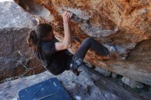 Bouldering in Hueco Tanks on 01/19/2020 with Blue Lizard Climbing and Yoga

Filename: SRM_20200119_1338080.jpg
Aperture: f/5.0
Shutter Speed: 1/320
Body: Canon EOS-1D Mark II
Lens: Canon EF 16-35mm f/2.8 L