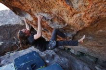 Bouldering in Hueco Tanks on 01/19/2020 with Blue Lizard Climbing and Yoga

Filename: SRM_20200119_1338090.jpg
Aperture: f/5.0
Shutter Speed: 1/320
Body: Canon EOS-1D Mark II
Lens: Canon EF 16-35mm f/2.8 L