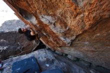 Bouldering in Hueco Tanks on 01/19/2020 with Blue Lizard Climbing and Yoga

Filename: SRM_20200119_1342180.jpg
Aperture: f/5.0
Shutter Speed: 1/320
Body: Canon EOS-1D Mark II
Lens: Canon EF 16-35mm f/2.8 L