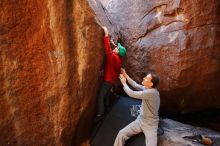 Bouldering in Hueco Tanks on 01/19/2020 with Blue Lizard Climbing and Yoga

Filename: SRM_20200119_1352290.jpg
Aperture: f/4.0
Shutter Speed: 1/200
Body: Canon EOS-1D Mark II
Lens: Canon EF 16-35mm f/2.8 L