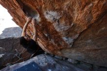 Bouldering in Hueco Tanks on 01/19/2020 with Blue Lizard Climbing and Yoga

Filename: SRM_20200119_1359290.jpg
Aperture: f/5.6
Shutter Speed: 1/320
Body: Canon EOS-1D Mark II
Lens: Canon EF 16-35mm f/2.8 L