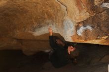 Bouldering in Hueco Tanks on 01/19/2020 with Blue Lizard Climbing and Yoga

Filename: SRM_20200119_1434190.jpg
Aperture: f/4.0
Shutter Speed: 1/320
Body: Canon EOS-1D Mark II
Lens: Canon EF 50mm f/1.8 II