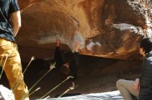 Bouldering in Hueco Tanks on 01/19/2020 with Blue Lizard Climbing and Yoga

Filename: SRM_20200119_1437090.jpg
Aperture: f/5.0
Shutter Speed: 1/320
Body: Canon EOS-1D Mark II
Lens: Canon EF 50mm f/1.8 II