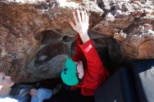 Bouldering in Hueco Tanks on 01/19/2020 with Blue Lizard Climbing and Yoga

Filename: SRM_20200119_1455480.jpg
Aperture: f/7.1
Shutter Speed: 1/320
Body: Canon EOS-1D Mark II
Lens: Canon EF 16-35mm f/2.8 L