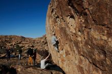 Bouldering in Hueco Tanks on 01/19/2020 with Blue Lizard Climbing and Yoga

Filename: SRM_20200119_1519230.jpg
Aperture: f/9.0
Shutter Speed: 1/500
Body: Canon EOS-1D Mark II
Lens: Canon EF 16-35mm f/2.8 L