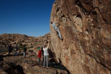 Bouldering in Hueco Tanks on 01/19/2020 with Blue Lizard Climbing and Yoga

Filename: SRM_20200119_1519420.jpg
Aperture: f/6.3
Shutter Speed: 1/500
Body: Canon EOS-1D Mark II
Lens: Canon EF 16-35mm f/2.8 L