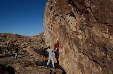 Bouldering in Hueco Tanks on 01/19/2020 with Blue Lizard Climbing and Yoga

Filename: SRM_20200119_1520420.jpg
Aperture: f/6.3
Shutter Speed: 1/500
Body: Canon EOS-1D Mark II
Lens: Canon EF 16-35mm f/2.8 L