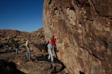 Bouldering in Hueco Tanks on 01/19/2020 with Blue Lizard Climbing and Yoga

Filename: SRM_20200119_1521310.jpg
Aperture: f/6.3
Shutter Speed: 1/500
Body: Canon EOS-1D Mark II
Lens: Canon EF 16-35mm f/2.8 L