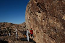 Bouldering in Hueco Tanks on 01/19/2020 with Blue Lizard Climbing and Yoga

Filename: SRM_20200119_1522080.jpg
Aperture: f/6.3
Shutter Speed: 1/500
Body: Canon EOS-1D Mark II
Lens: Canon EF 16-35mm f/2.8 L