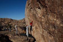 Bouldering in Hueco Tanks on 01/19/2020 with Blue Lizard Climbing and Yoga

Filename: SRM_20200119_1522180.jpg
Aperture: f/6.3
Shutter Speed: 1/500
Body: Canon EOS-1D Mark II
Lens: Canon EF 16-35mm f/2.8 L