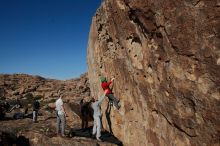 Bouldering in Hueco Tanks on 01/19/2020 with Blue Lizard Climbing and Yoga

Filename: SRM_20200119_1522280.jpg
Aperture: f/6.3
Shutter Speed: 1/500
Body: Canon EOS-1D Mark II
Lens: Canon EF 16-35mm f/2.8 L