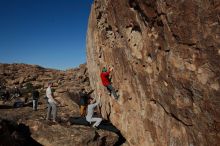 Bouldering in Hueco Tanks on 01/19/2020 with Blue Lizard Climbing and Yoga

Filename: SRM_20200119_1522350.jpg
Aperture: f/6.3
Shutter Speed: 1/500
Body: Canon EOS-1D Mark II
Lens: Canon EF 16-35mm f/2.8 L