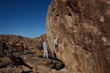 Bouldering in Hueco Tanks on 01/19/2020 with Blue Lizard Climbing and Yoga

Filename: SRM_20200119_1523030.jpg
Aperture: f/6.3
Shutter Speed: 1/500
Body: Canon EOS-1D Mark II
Lens: Canon EF 16-35mm f/2.8 L