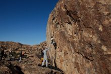 Bouldering in Hueco Tanks on 01/19/2020 with Blue Lizard Climbing and Yoga

Filename: SRM_20200119_1523100.jpg
Aperture: f/6.3
Shutter Speed: 1/500
Body: Canon EOS-1D Mark II
Lens: Canon EF 16-35mm f/2.8 L