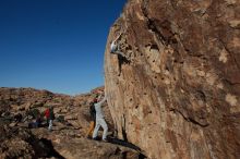 Bouldering in Hueco Tanks on 01/19/2020 with Blue Lizard Climbing and Yoga

Filename: SRM_20200119_1523330.jpg
Aperture: f/5.6
Shutter Speed: 1/500
Body: Canon EOS-1D Mark II
Lens: Canon EF 16-35mm f/2.8 L