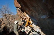 Bouldering in Hueco Tanks on 01/19/2020 with Blue Lizard Climbing and Yoga

Filename: SRM_20200119_1603000.jpg
Aperture: f/9.0
Shutter Speed: 1/500
Body: Canon EOS-1D Mark II
Lens: Canon EF 16-35mm f/2.8 L