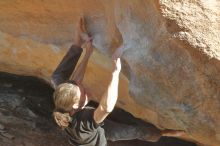 Bouldering in Hueco Tanks on 01/19/2020 with Blue Lizard Climbing and Yoga

Filename: SRM_20200119_1619200.jpg
Aperture: f/9.0
Shutter Speed: 1/320
Body: Canon EOS-1D Mark II
Lens: Canon EF 50mm f/1.8 II