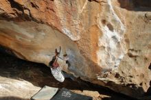 Bouldering in Hueco Tanks on 01/19/2020 with Blue Lizard Climbing and Yoga

Filename: SRM_20200119_1629120.jpg
Aperture: f/8.0
Shutter Speed: 1/250
Body: Canon EOS-1D Mark II
Lens: Canon EF 16-35mm f/2.8 L