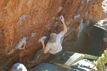 Bouldering in Hueco Tanks on 01/19/2020 with Blue Lizard Climbing and Yoga

Filename: SRM_20200119_1724060.jpg
Aperture: f/3.5
Shutter Speed: 1/320
Body: Canon EOS-1D Mark II
Lens: Canon EF 50mm f/1.8 II