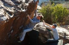 Bouldering in Hueco Tanks on 01/19/2020 with Blue Lizard Climbing and Yoga

Filename: SRM_20200119_1728040.jpg
Aperture: f/5.6
Shutter Speed: 1/320
Body: Canon EOS-1D Mark II
Lens: Canon EF 50mm f/1.8 II