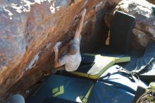 Bouldering in Hueco Tanks on 01/19/2020 with Blue Lizard Climbing and Yoga

Filename: SRM_20200119_1728460.jpg
Aperture: f/3.5
Shutter Speed: 1/320
Body: Canon EOS-1D Mark II
Lens: Canon EF 50mm f/1.8 II