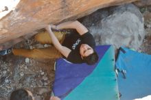 Bouldering in Hueco Tanks on 01/19/2020 with Blue Lizard Climbing and Yoga

Filename: SRM_20200119_1729580.jpg
Aperture: f/2.8
Shutter Speed: 1/320
Body: Canon EOS-1D Mark II
Lens: Canon EF 50mm f/1.8 II