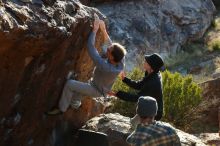 Bouldering in Hueco Tanks on 01/19/2020 with Blue Lizard Climbing and Yoga

Filename: SRM_20200119_1732350.jpg
Aperture: f/6.3
Shutter Speed: 1/320
Body: Canon EOS-1D Mark II
Lens: Canon EF 50mm f/1.8 II