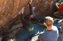 Bouldering in Hueco Tanks on 01/19/2020 with Blue Lizard Climbing and Yoga

Filename: SRM_20200119_1738120.jpg
Aperture: f/3.2
Shutter Speed: 1/320
Body: Canon EOS-1D Mark II
Lens: Canon EF 50mm f/1.8 II