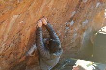 Bouldering in Hueco Tanks on 01/19/2020 with Blue Lizard Climbing and Yoga

Filename: SRM_20200119_1738260.jpg
Aperture: f/2.8
Shutter Speed: 1/320
Body: Canon EOS-1D Mark II
Lens: Canon EF 50mm f/1.8 II