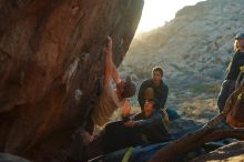 Bouldering in Hueco Tanks on 01/19/2020 with Blue Lizard Climbing and Yoga

Filename: SRM_20200119_1808140.jpg
Aperture: f/5.0
Shutter Speed: 1/320
Body: Canon EOS-1D Mark II
Lens: Canon EF 50mm f/1.8 II