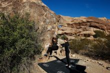 Bouldering in Hueco Tanks on 01/26/2020 with Blue Lizard Climbing and Yoga

Filename: SRM_20200126_1051510.jpg
Aperture: f/8.0
Shutter Speed: 1/400
Body: Canon EOS-1D Mark II
Lens: Canon EF 16-35mm f/2.8 L