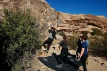 Bouldering in Hueco Tanks on 01/26/2020 with Blue Lizard Climbing and Yoga

Filename: SRM_20200126_1100150.jpg
Aperture: f/7.1
Shutter Speed: 1/400
Body: Canon EOS-1D Mark II
Lens: Canon EF 16-35mm f/2.8 L