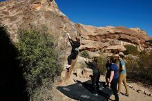 Bouldering in Hueco Tanks on 01/26/2020 with Blue Lizard Climbing and Yoga

Filename: SRM_20200126_1100190.jpg
Aperture: f/7.1
Shutter Speed: 1/400
Body: Canon EOS-1D Mark II
Lens: Canon EF 16-35mm f/2.8 L