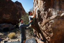 Bouldering in Hueco Tanks on 01/26/2020 with Blue Lizard Climbing and Yoga

Filename: SRM_20200126_1107260.jpg
Aperture: f/5.0
Shutter Speed: 1/400
Body: Canon EOS-1D Mark II
Lens: Canon EF 16-35mm f/2.8 L