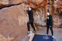 Bouldering in Hueco Tanks on 01/26/2020 with Blue Lizard Climbing and Yoga

Filename: SRM_20200126_1110170.jpg
Aperture: f/4.0
Shutter Speed: 1/200
Body: Canon EOS-1D Mark II
Lens: Canon EF 16-35mm f/2.8 L