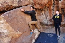 Bouldering in Hueco Tanks on 01/26/2020 with Blue Lizard Climbing and Yoga

Filename: SRM_20200126_1113470.jpg
Aperture: f/4.5
Shutter Speed: 1/200
Body: Canon EOS-1D Mark II
Lens: Canon EF 16-35mm f/2.8 L