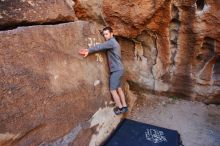 Bouldering in Hueco Tanks on 01/26/2020 with Blue Lizard Climbing and Yoga

Filename: SRM_20200126_1114350.jpg
Aperture: f/4.5
Shutter Speed: 1/200
Body: Canon EOS-1D Mark II
Lens: Canon EF 16-35mm f/2.8 L