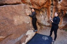 Bouldering in Hueco Tanks on 01/26/2020 with Blue Lizard Climbing and Yoga

Filename: SRM_20200126_1116170.jpg
Aperture: f/4.5
Shutter Speed: 1/200
Body: Canon EOS-1D Mark II
Lens: Canon EF 16-35mm f/2.8 L