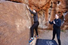 Bouldering in Hueco Tanks on 01/26/2020 with Blue Lizard Climbing and Yoga

Filename: SRM_20200126_1116430.jpg
Aperture: f/4.0
Shutter Speed: 1/200
Body: Canon EOS-1D Mark II
Lens: Canon EF 16-35mm f/2.8 L