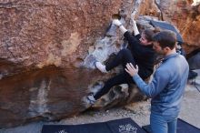 Bouldering in Hueco Tanks on 01/26/2020 with Blue Lizard Climbing and Yoga

Filename: SRM_20200126_1117560.jpg
Aperture: f/5.0
Shutter Speed: 1/200
Body: Canon EOS-1D Mark II
Lens: Canon EF 16-35mm f/2.8 L