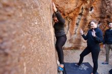 Bouldering in Hueco Tanks on 01/26/2020 with Blue Lizard Climbing and Yoga

Filename: SRM_20200126_1118250.jpg
Aperture: f/3.5
Shutter Speed: 1/200
Body: Canon EOS-1D Mark II
Lens: Canon EF 16-35mm f/2.8 L