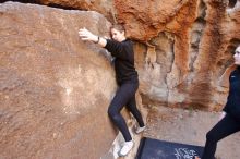 Bouldering in Hueco Tanks on 01/26/2020 with Blue Lizard Climbing and Yoga

Filename: SRM_20200126_1127080.jpg
Aperture: f/4.0
Shutter Speed: 1/200
Body: Canon EOS-1D Mark II
Lens: Canon EF 16-35mm f/2.8 L