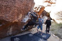 Bouldering in Hueco Tanks on 01/26/2020 with Blue Lizard Climbing and Yoga

Filename: SRM_20200126_1127390.jpg
Aperture: f/6.3
Shutter Speed: 1/200
Body: Canon EOS-1D Mark II
Lens: Canon EF 16-35mm f/2.8 L