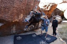 Bouldering in Hueco Tanks on 01/26/2020 with Blue Lizard Climbing and Yoga

Filename: SRM_20200126_1127440.jpg
Aperture: f/6.3
Shutter Speed: 1/200
Body: Canon EOS-1D Mark II
Lens: Canon EF 16-35mm f/2.8 L