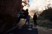 Bouldering in Hueco Tanks on 01/26/2020 with Blue Lizard Climbing and Yoga

Filename: SRM_20200126_1128270.jpg
Aperture: f/13.0
Shutter Speed: 1/200
Body: Canon EOS-1D Mark II
Lens: Canon EF 16-35mm f/2.8 L