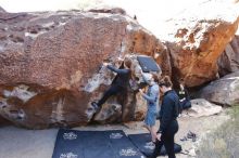 Bouldering in Hueco Tanks on 01/26/2020 with Blue Lizard Climbing and Yoga

Filename: SRM_20200126_1128560.jpg
Aperture: f/5.0
Shutter Speed: 1/250
Body: Canon EOS-1D Mark II
Lens: Canon EF 16-35mm f/2.8 L