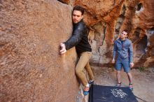 Bouldering in Hueco Tanks on 01/26/2020 with Blue Lizard Climbing and Yoga

Filename: SRM_20200126_1130440.jpg
Aperture: f/4.0
Shutter Speed: 1/250
Body: Canon EOS-1D Mark II
Lens: Canon EF 16-35mm f/2.8 L